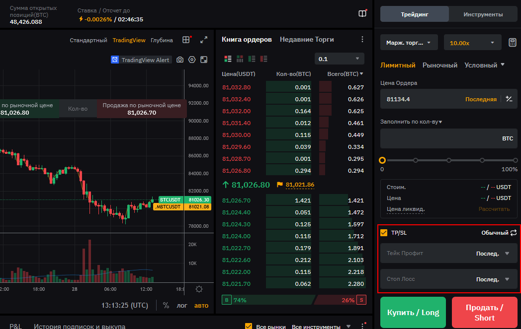 Фьючерсы на Bybit