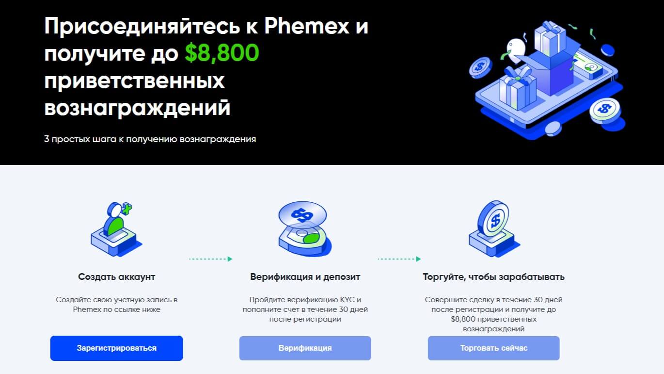 Phemex обзор 2025