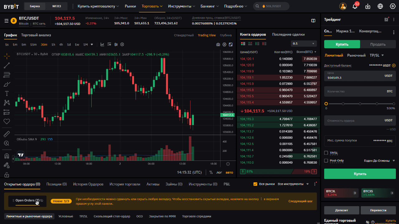 Криптобиржа Bybit
